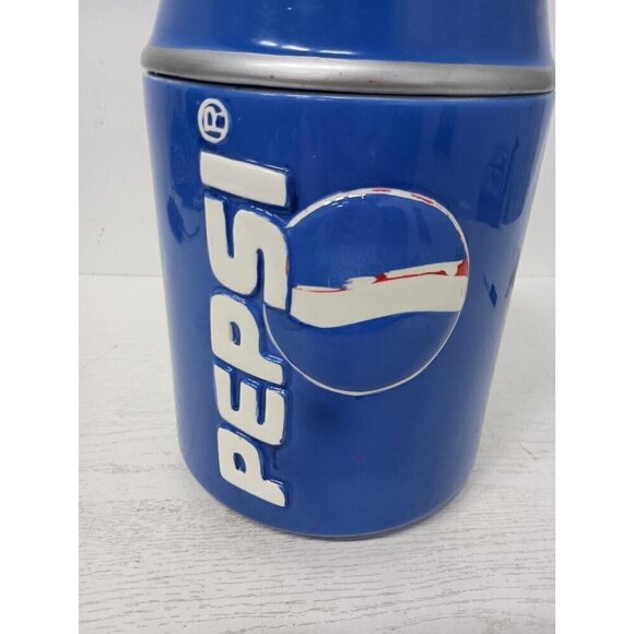Vintage 2000 PSC Pepsi Limited Edition Large Collectible Cookie Jar Ceramic Can - Picture 2 of 12
